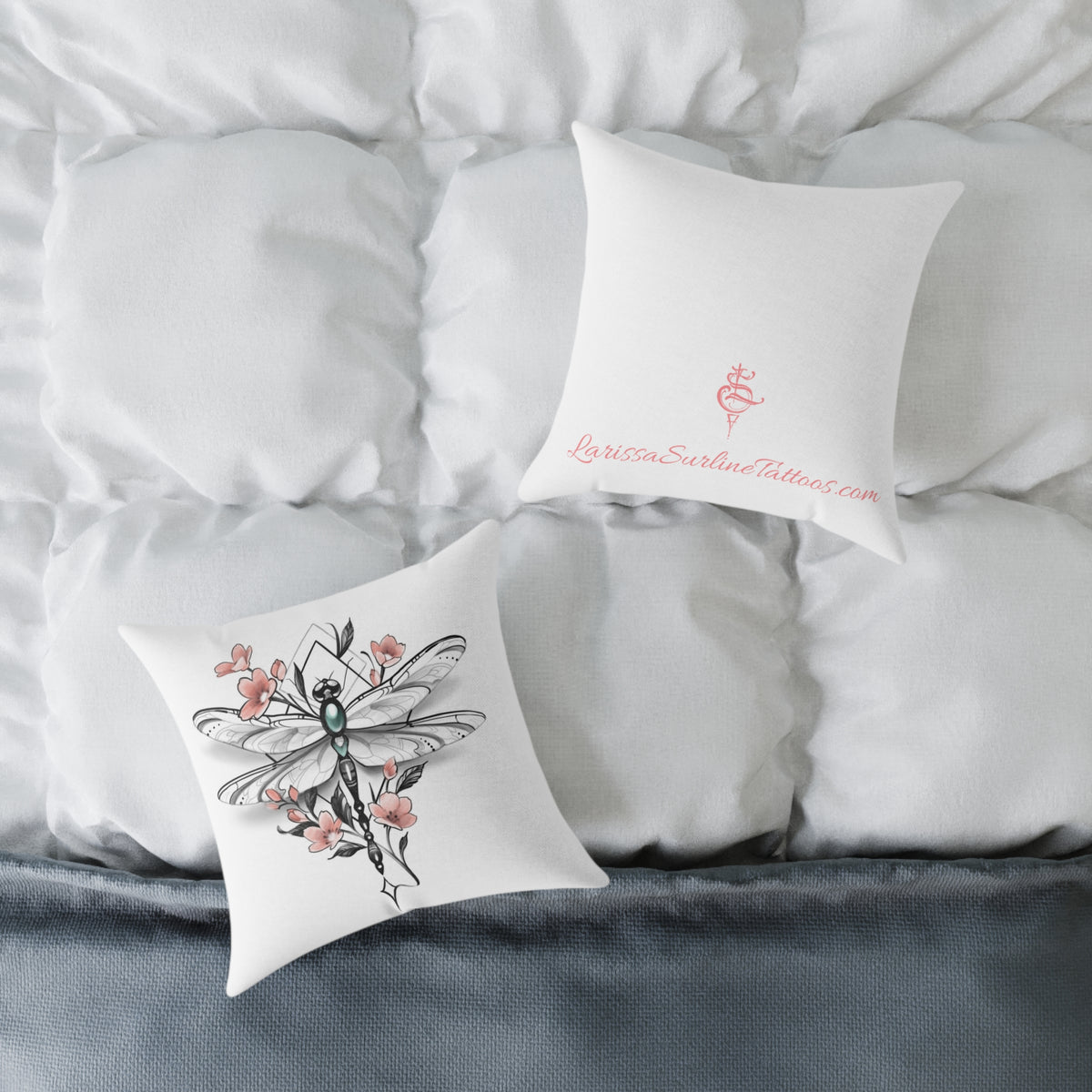 Sue’s Dragonfly Canvas Pillow