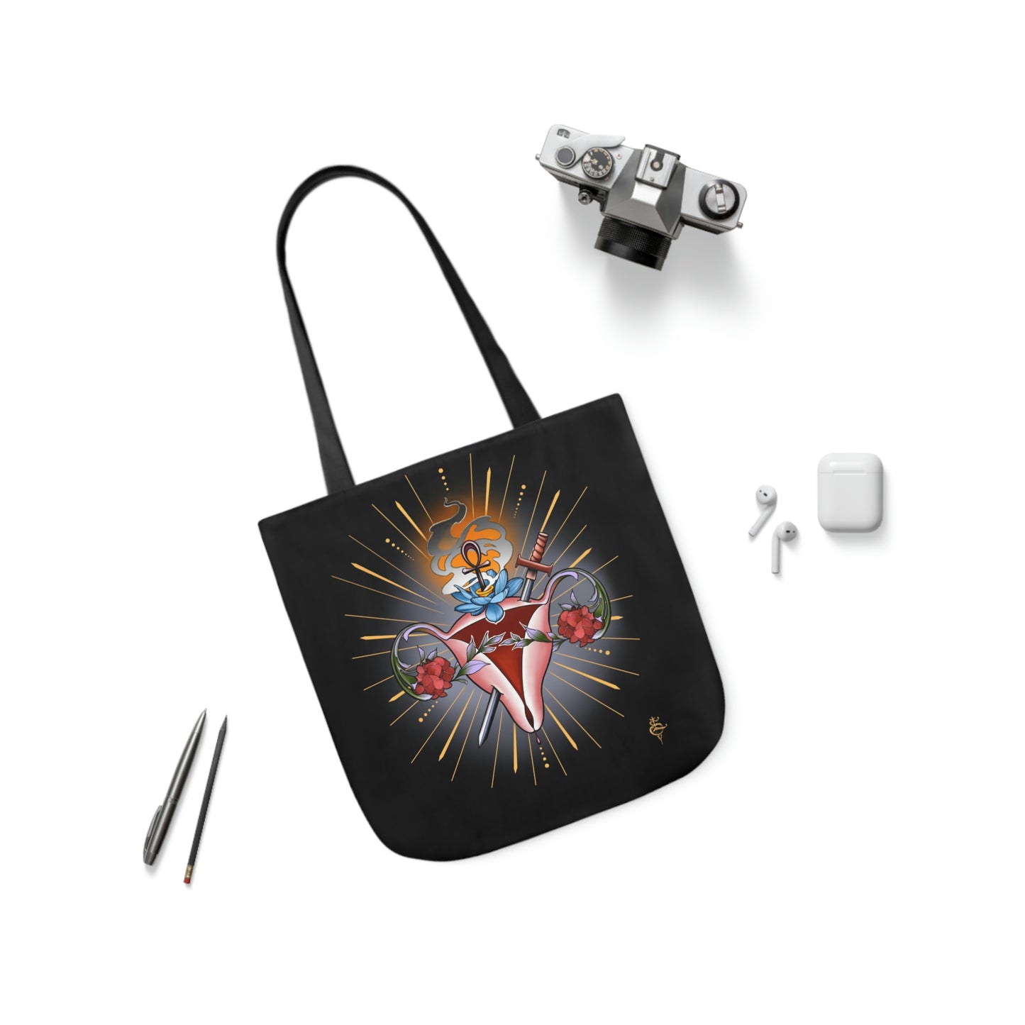 Sacred Womb Canvas Tote Bag
