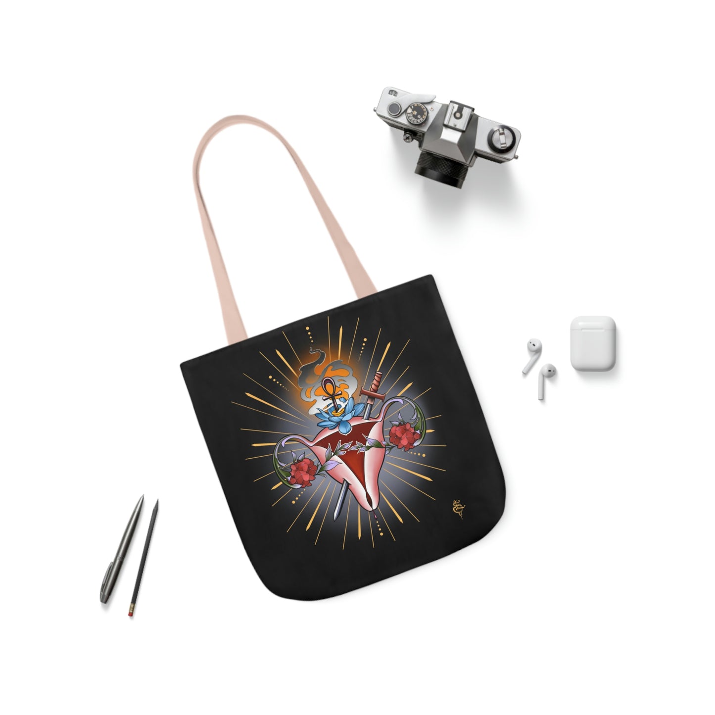 Sacred Womb Canvas Tote Bag