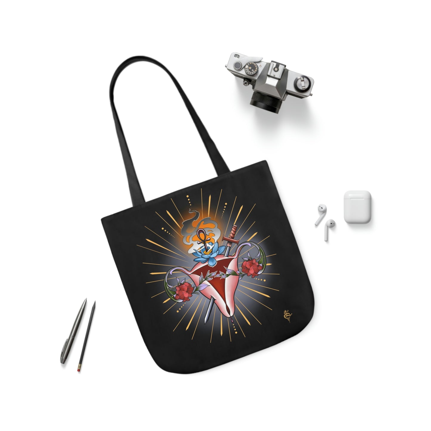 Sacred Womb Canvas Tote Bag