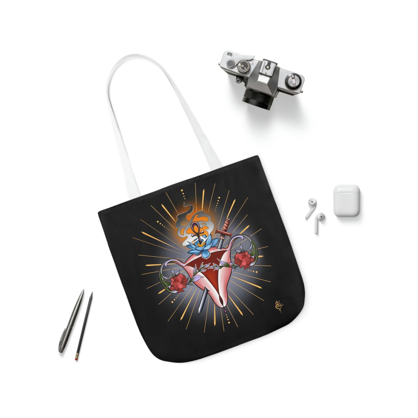 Sacred Womb Canvas Tote Bag