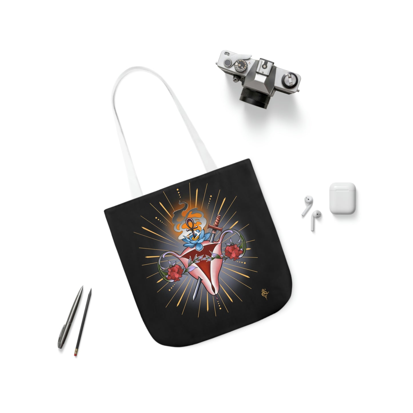 Sacred Womb Canvas Tote Bag