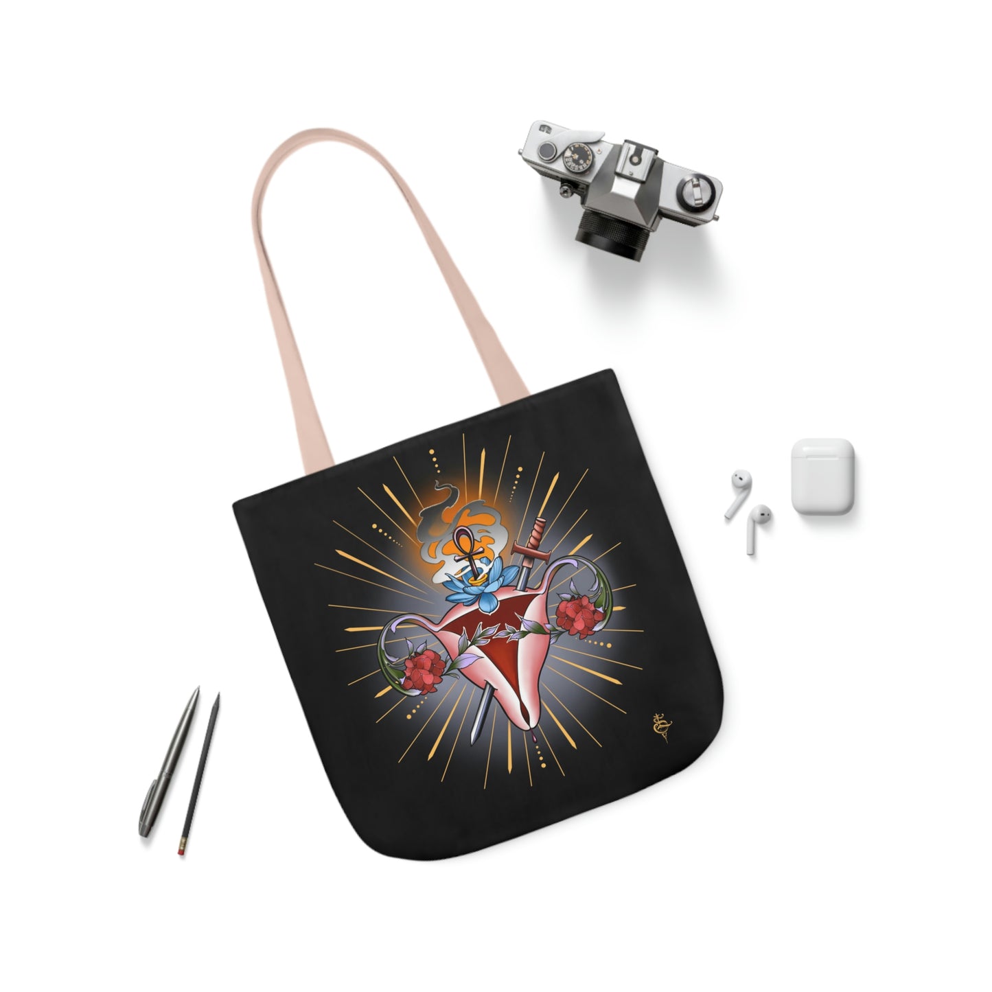 Sacred Womb Canvas Tote Bag