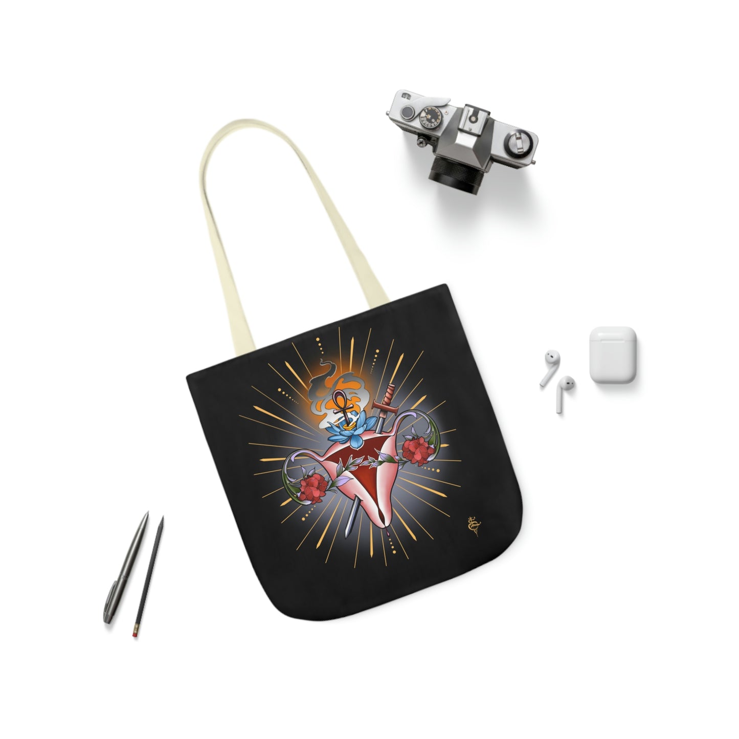 Sacred Womb Canvas Tote Bag