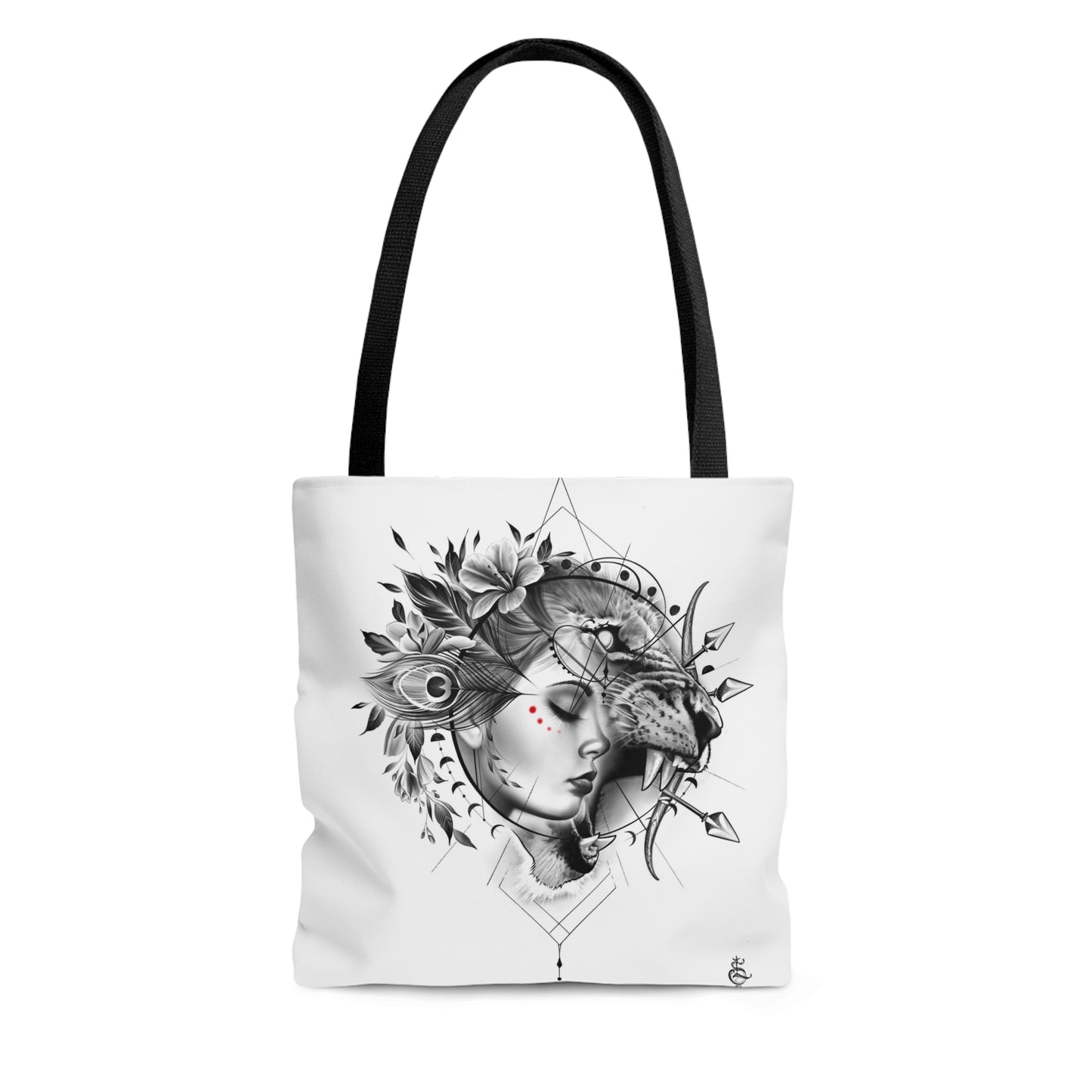 Warrior Goddess print tote bag