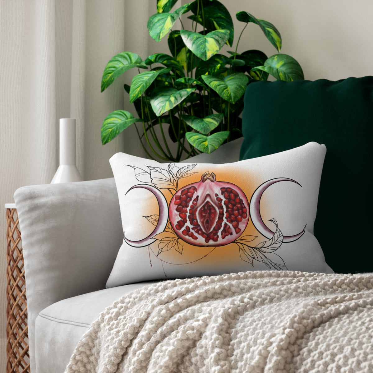 Persephone’s Pomegranate Pillow