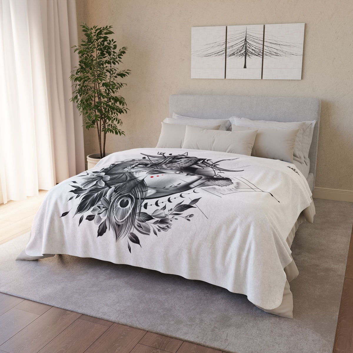 Warrior Goddess blanket
