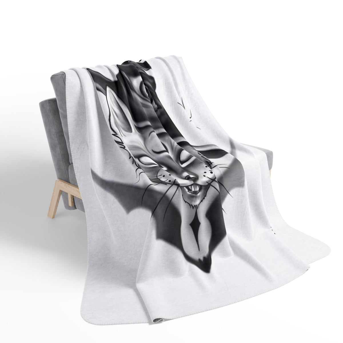 Cat in a Hat Halloween blanket