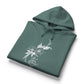 Flower tattoo design Mid length hoodie