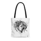 Warrior Goddess print tote bag