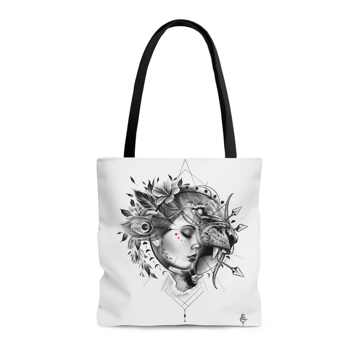 Warrior Goddess print tote bag