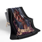 Three of Swords tarot blanket (Black)