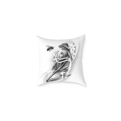 Sarah’s Feather Canvas Pillow