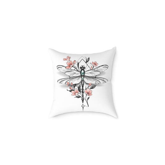 Sue’s Dragonfly Canvas Pillow