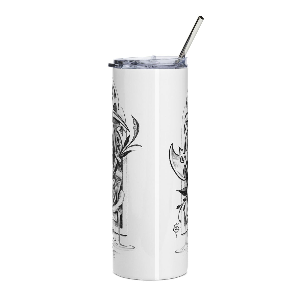 Death Tarot card stainless steel Tumbler, 20oz