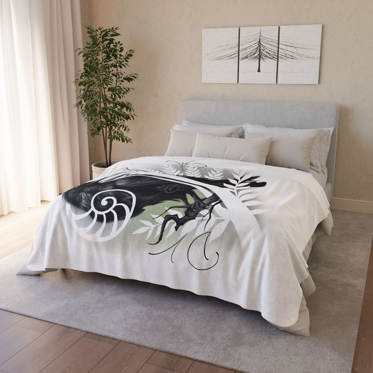 Camille’s Raven blanket