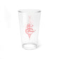 Sera’s Dagger pint glass (pink)