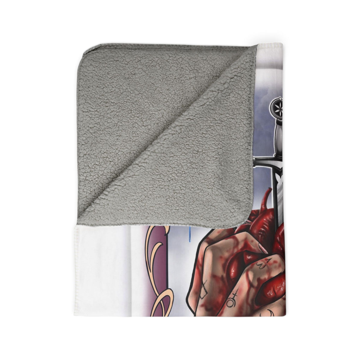 Three of Swords tarot blanket