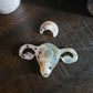 Candleholder with matching crescent moon