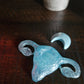 Candleholder with matching crescent moon