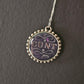 “Cunt” necklace (dark purple)