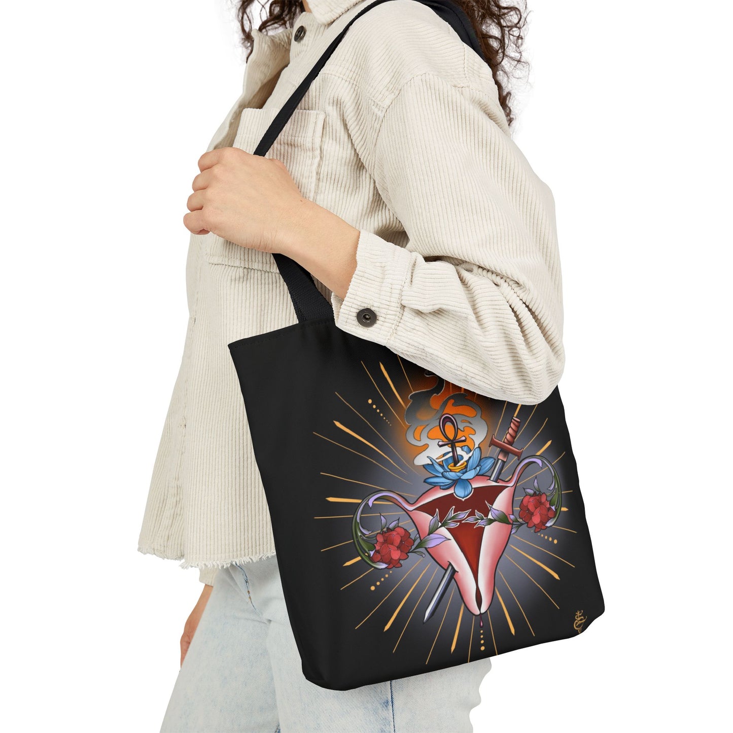 Sacred Womb Canvas Tote Bag