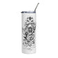 Death Tarot card stainless steel Tumbler, 20oz
