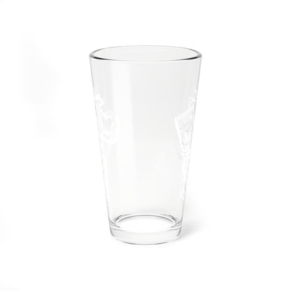 The Moon tarot card pint glass