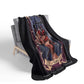 Three of Swords tarot blanket (Black)
