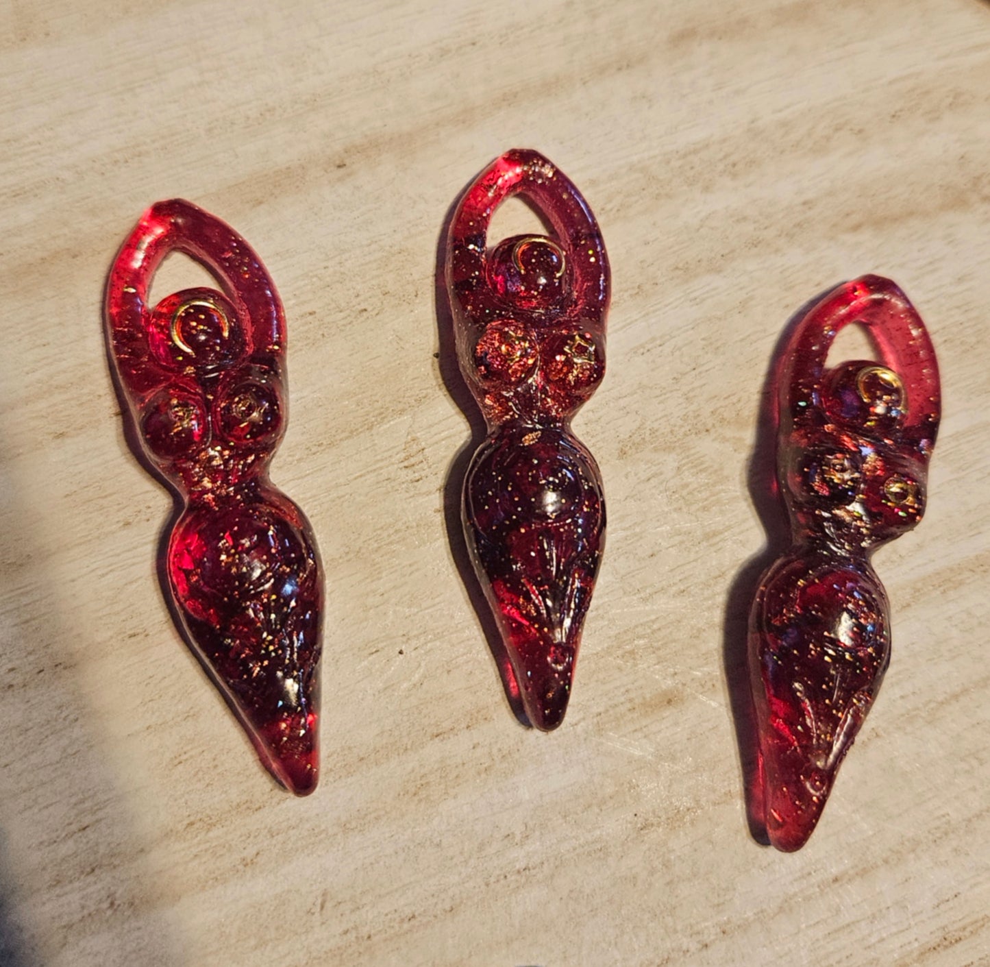 Tiny goddess figurine