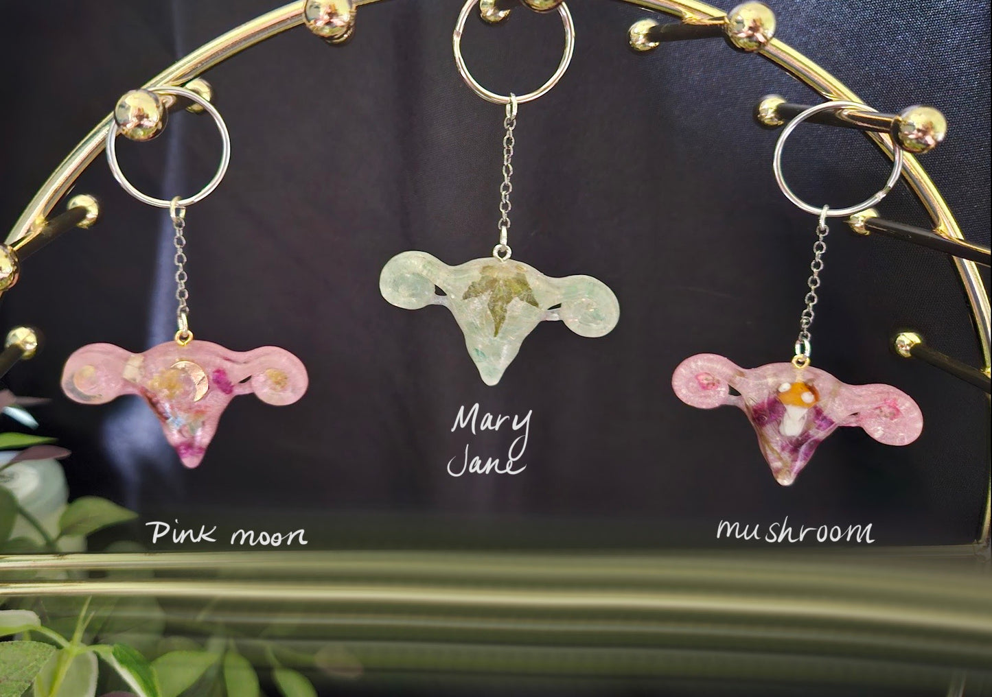 Uterus keychains