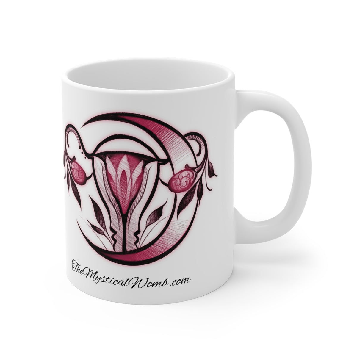 The Mystical Womb logo Mug 11oz