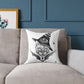 Cat in a Hat Canvas Pillow