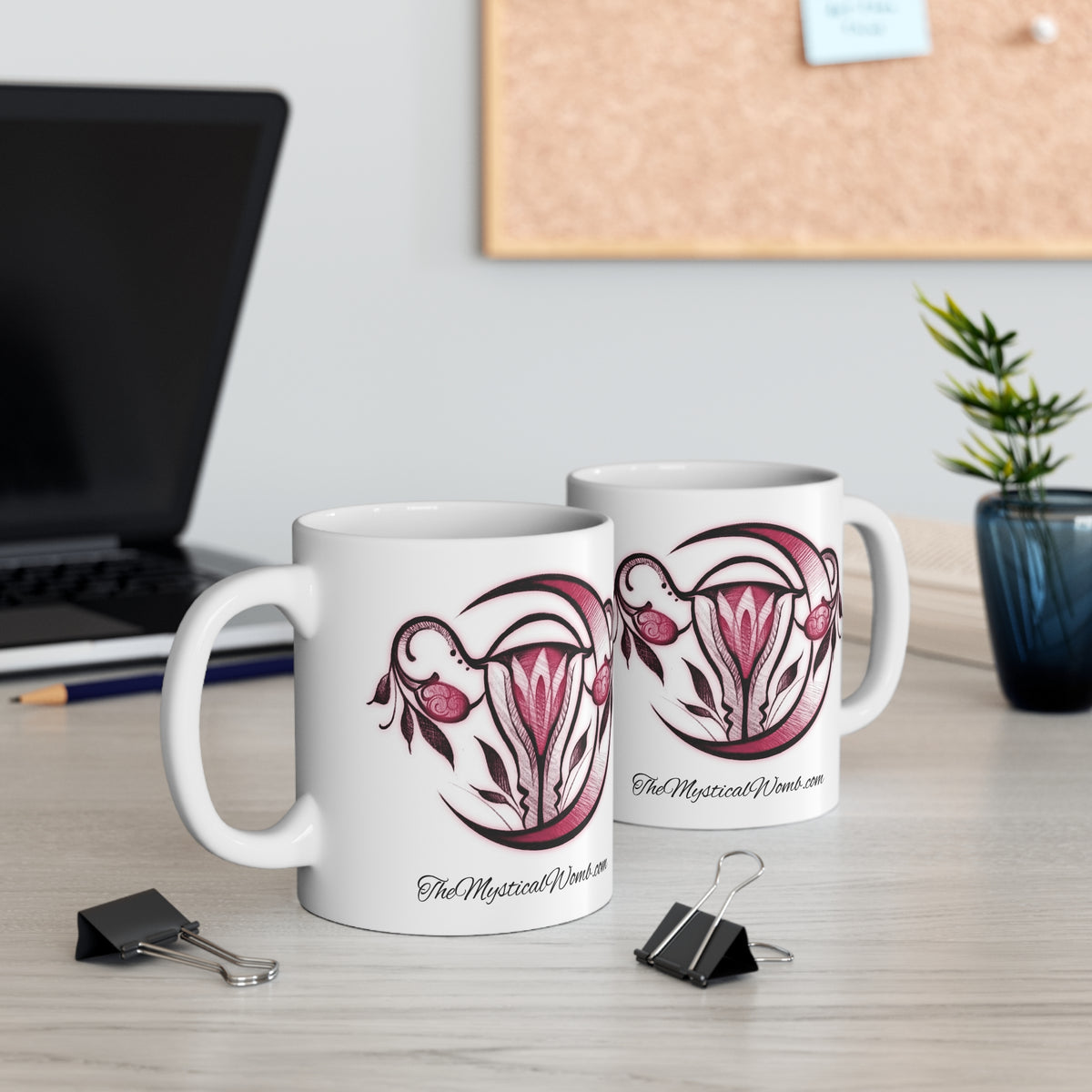 The Mystical Womb logo Mug 11oz