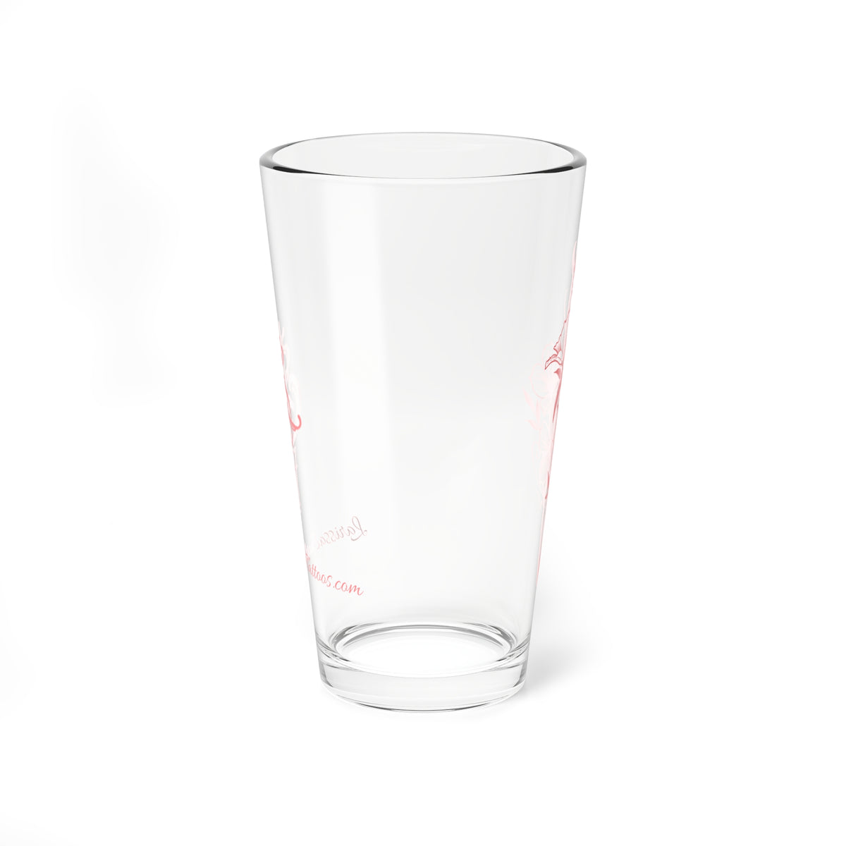 Sera’s Dagger pint glass (pink)