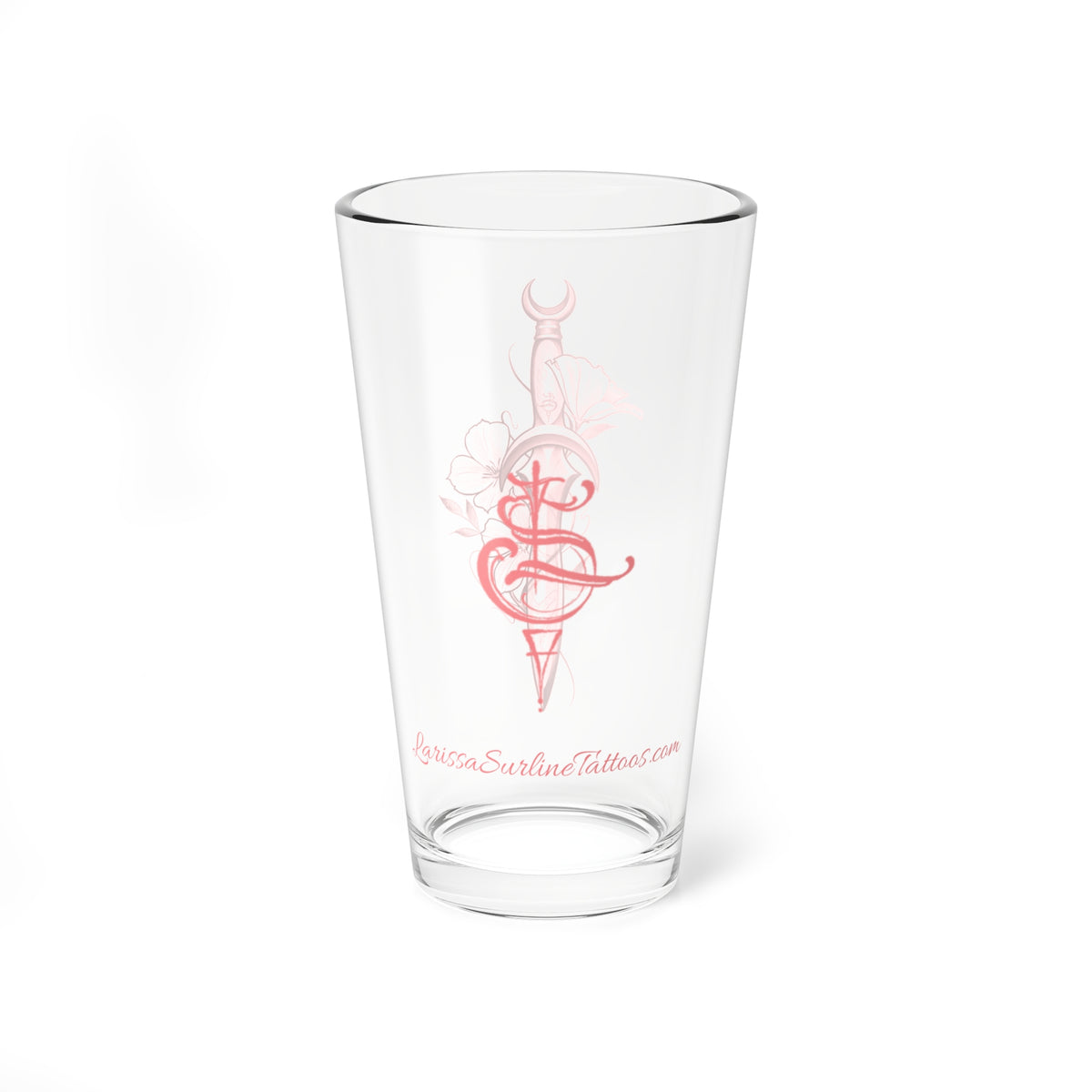 Sera’s Dagger pint glass (pink)