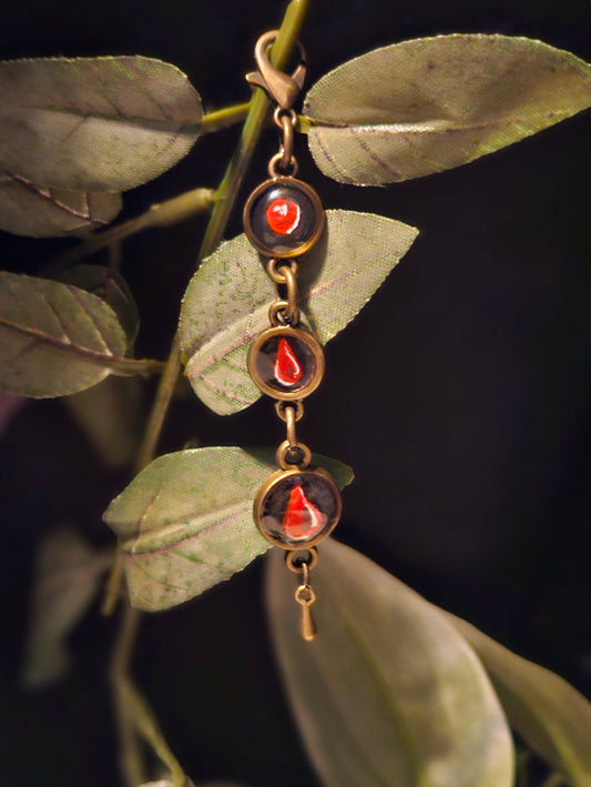 Blood drop charm