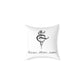 Camille’s Raven Canvas Pillow