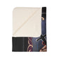 Three of Swords tarot blanket (Black)