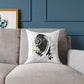 Camille’s Raven Canvas Pillow