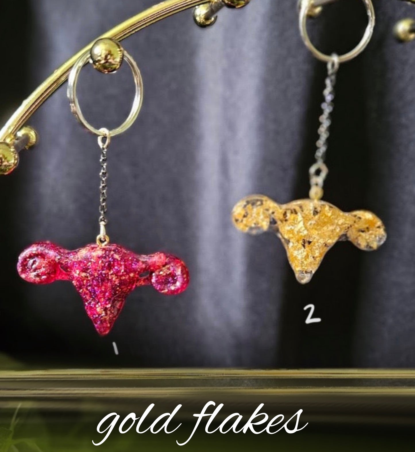 Uterus keychains