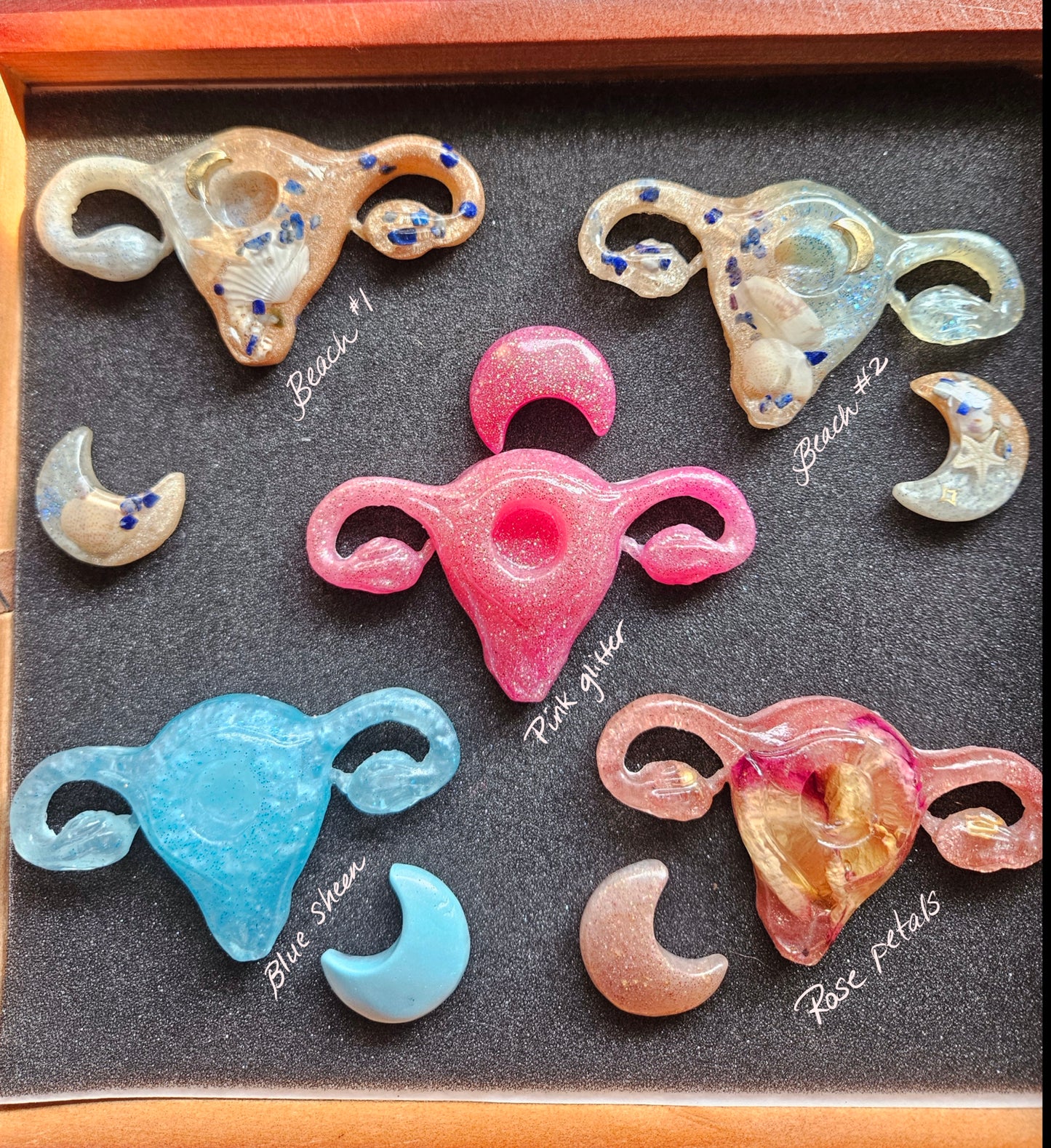 Candleholder with matching crescent moon