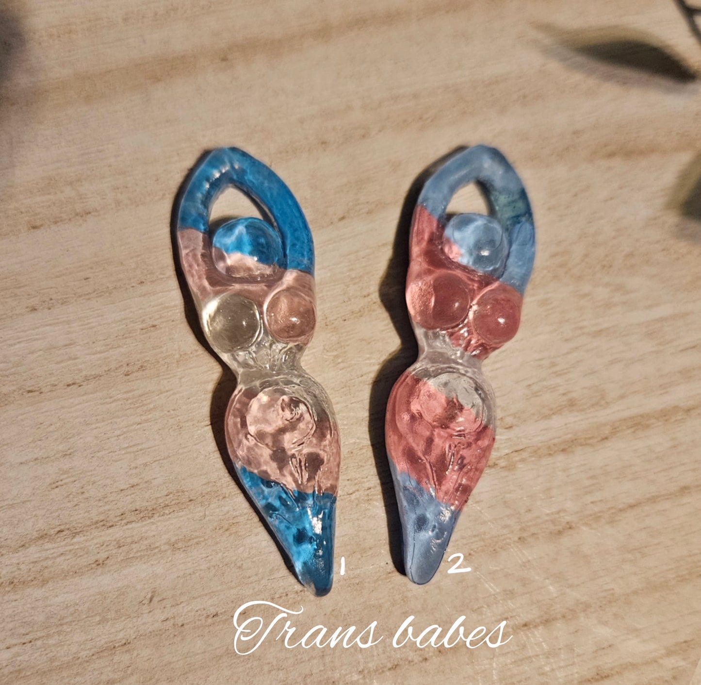 Tiny goddess figurine