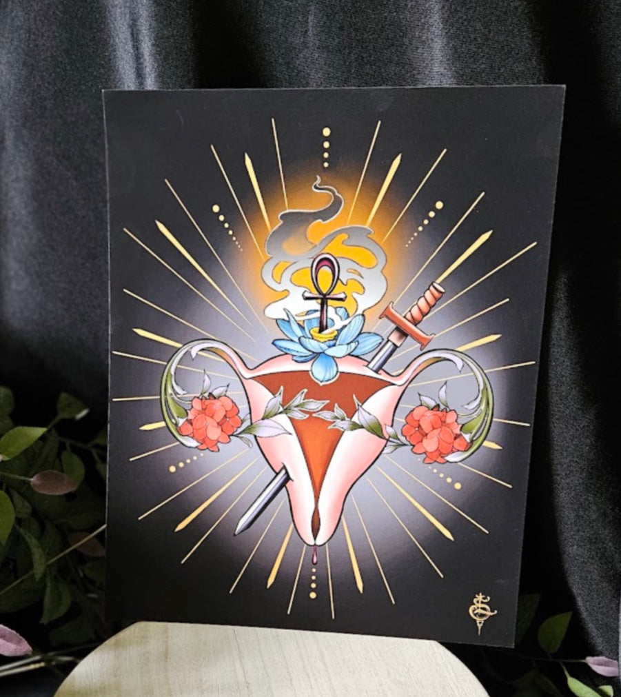 Sacred Womb graphic art print