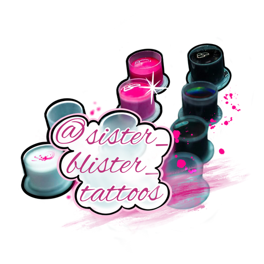 Sticker -tattoo ink cap design