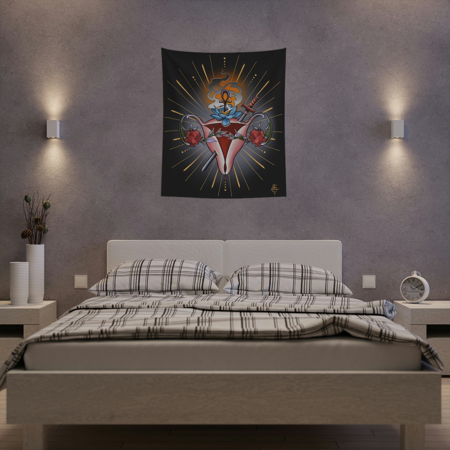 The Sacred Womb wall tapestry