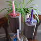 Candleholder with matching crescent moon