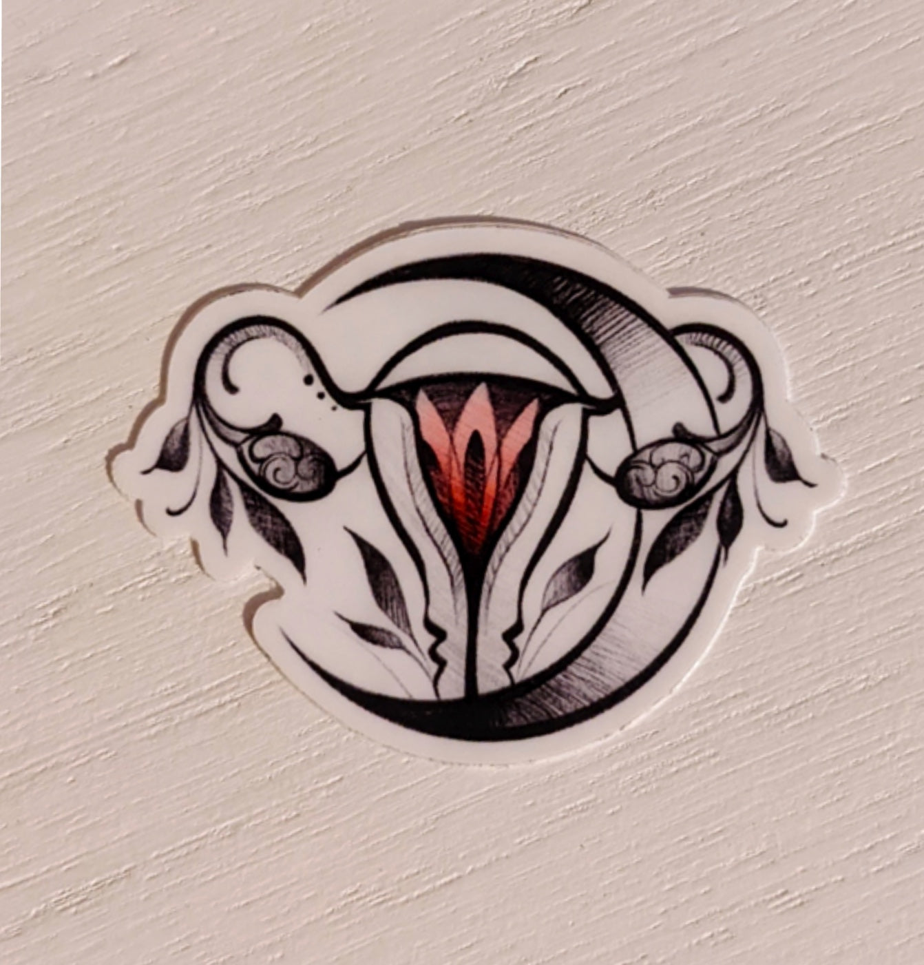 Uterus sticker