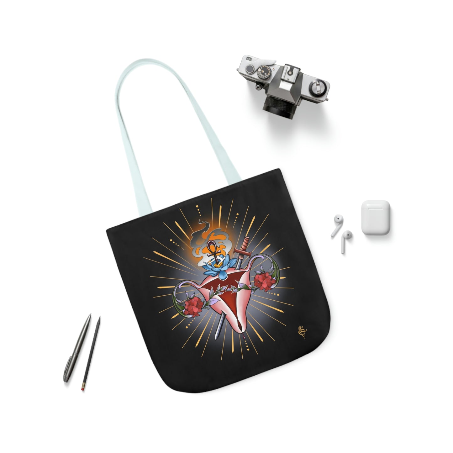 Sacred Womb Canvas Tote Bag